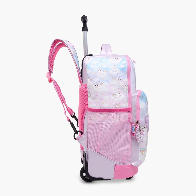 Minmie Caticorn Dream- Trolley Backpack 18Inch-1 Cmprt.-Printed-Rectangle (Pvc) Pastel Purple \ 33x16x48 - Image 3